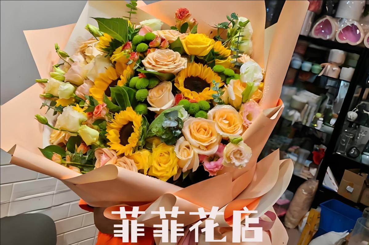 七夕送老婆鲜花实体店,同城配送全城可达