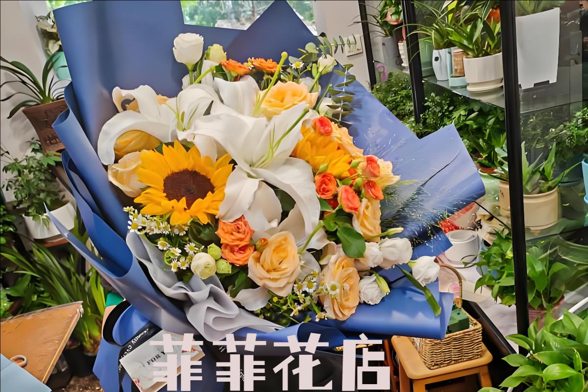 七夕送老婆鲜花实体店,同城配送全城可达